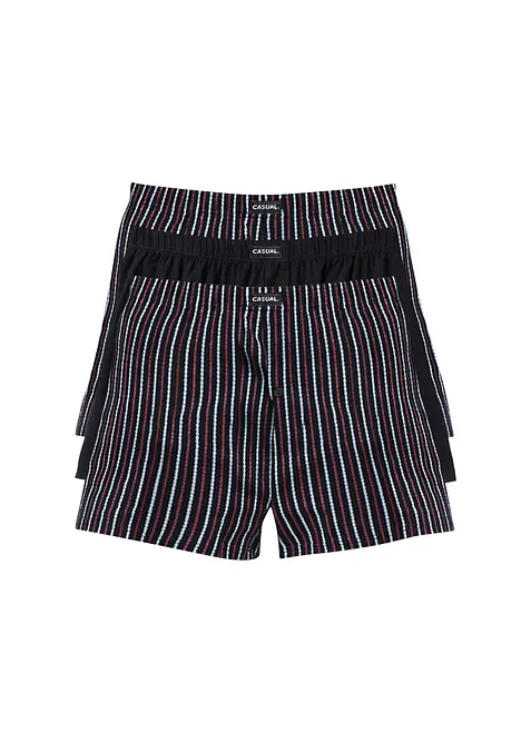 Boxer larghi in jersey di cotone (pacco da 3), bonprix