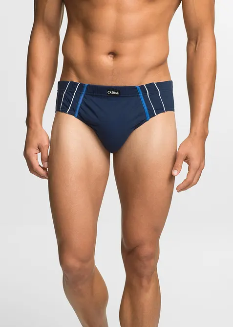 Slip alto con cotone (pacco da 5), bonprix