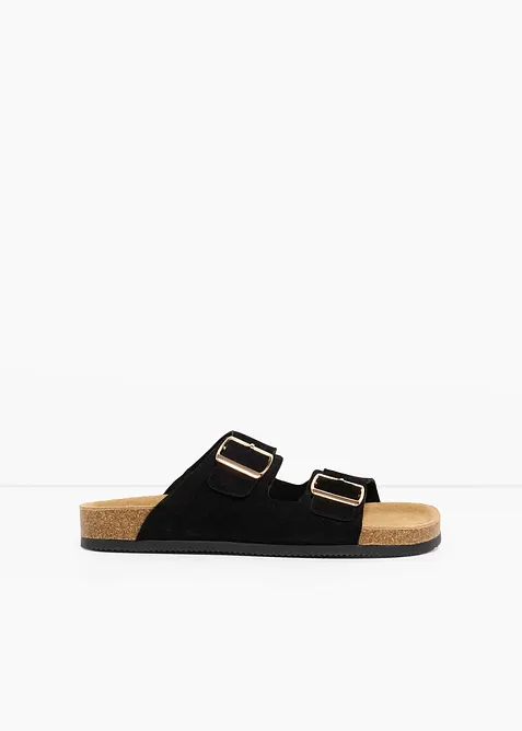 Ciabattine in pelle scamosciata, bonprix