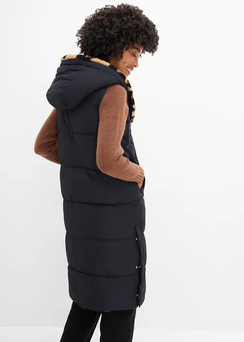 Gilet trapuntato con pile teddy, bonprix