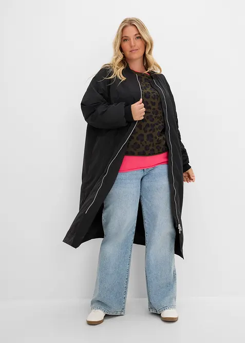Maglione e top in misto cotone (set 2 pezzi), bonprix