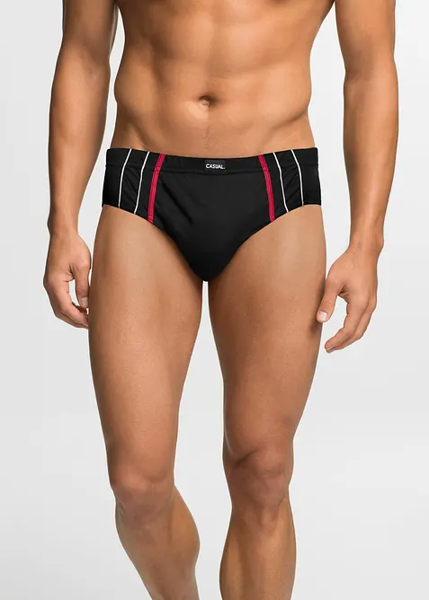 Slip alto con cotone (pacco da 5), bonprix