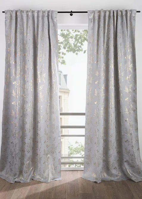 Tenda jacquard in pile lucido (pacco da 1), bonprix