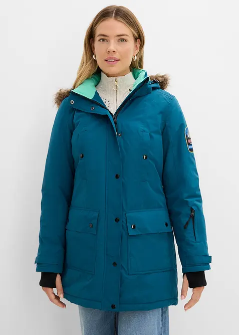 Giubbotto tecnico outdoor impermeabile con cappuccio, bonprix