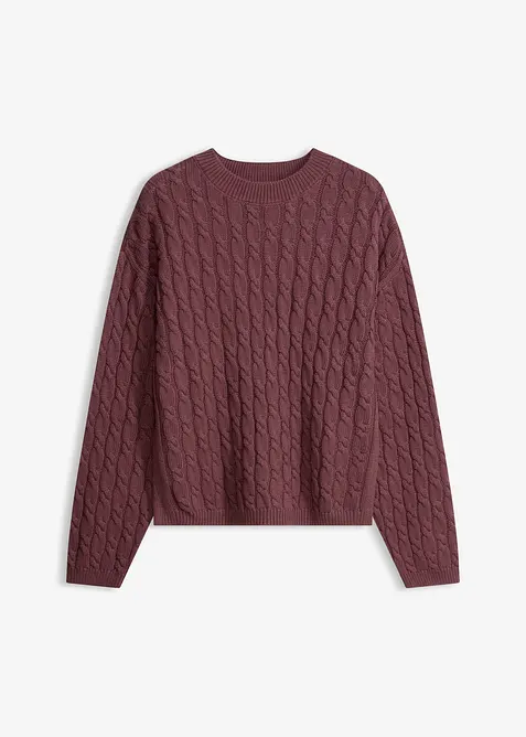 Maglione a trecce, bonprix