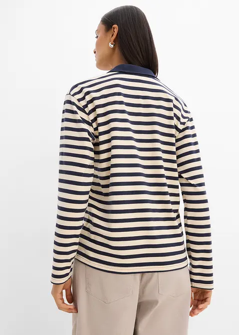 Polo 2 in 1 con scollo a V, bonprix