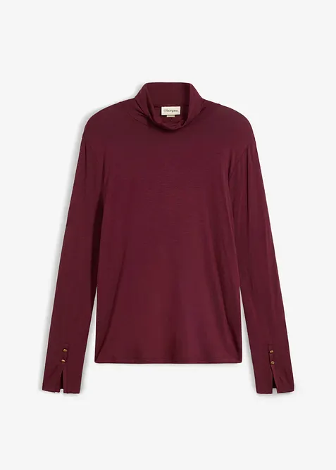 Maglia dolcevita con bottoni decorativi, bonprix