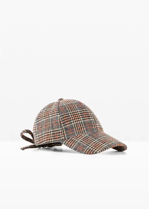 Cappello con visiera e fiocco, bonprix