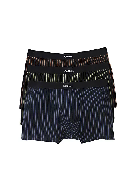 Boxer aderenti con cotone (pacco da 3), bonprix