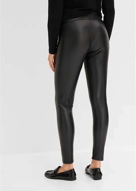 Leggings termici in similpelle, bonprix
