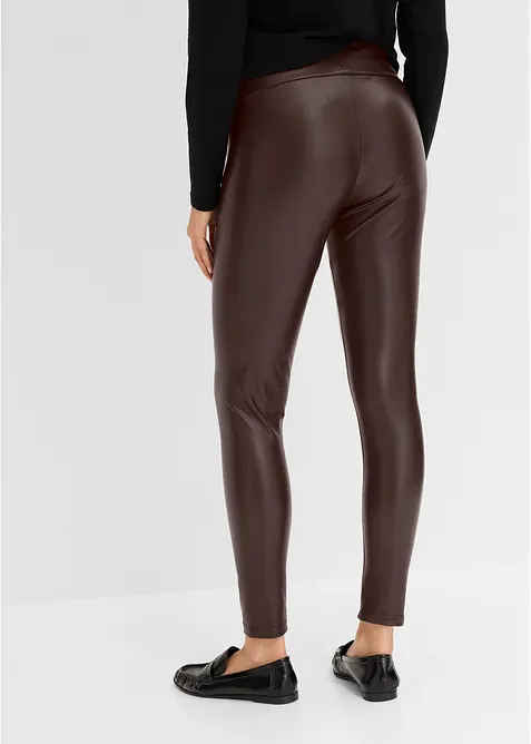 Leggings termici in similpelle, bonprix