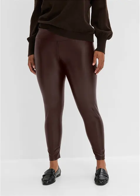 Leggings termici in similpelle, bonprix
