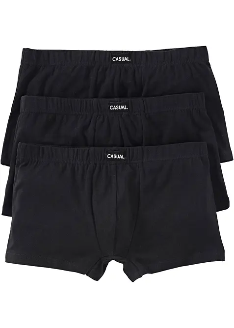 Boxer aderenti con cotone morbido (pacco da 3), bonprix