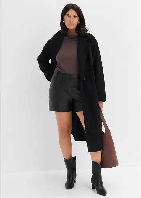 Shorts in similpelle, bonprix