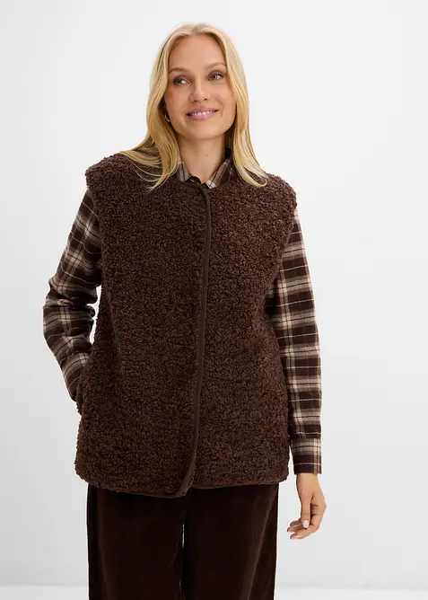 Gilet teddy, bonprix