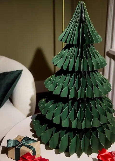 Decorazione di carta a forma di albero di Natale, bonprix