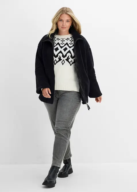 Maglione norvegese oversize, bonprix