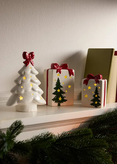 Decorazione LED a forma di pacchi regalo (set 2 pezzi), bonprix