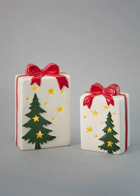Decorazione LED a forma di pacchi regalo (set 2 pezzi), bonprix