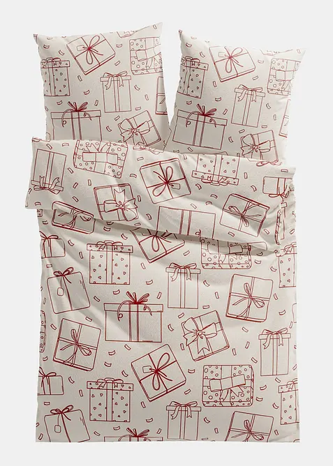 Biancheria da letto in flanella di misto cotone, bonprix