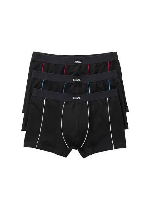 Boxer aderenti con cotone (pacco da 3), bonprix