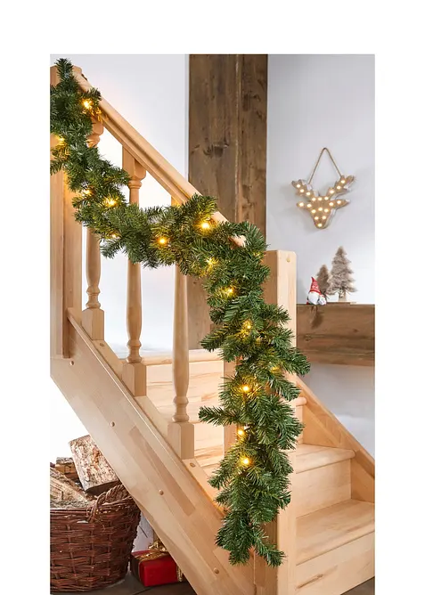 Ghirlanda artificiale con luci LED, bonprix