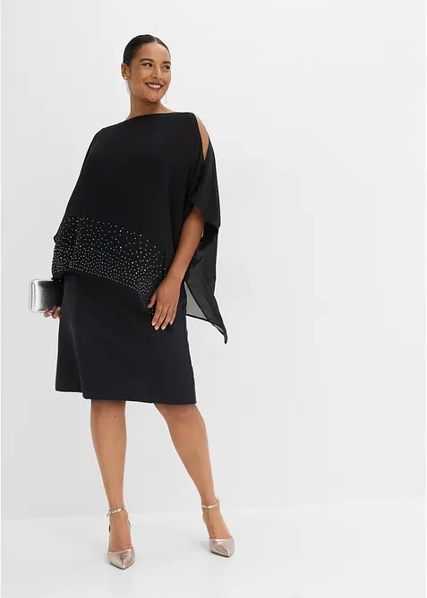 Abito a tubino con strass, bonprix