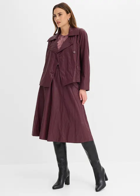 Giacca in similpelle effetto crinkle, bonprix