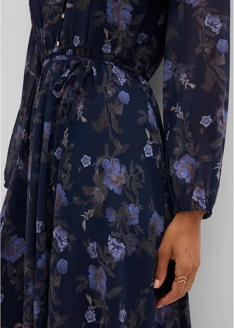 Abito midi di chiffon, bonprix