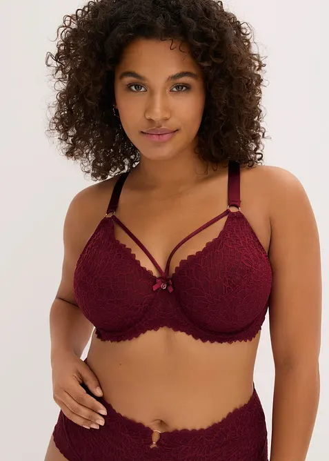 Reggiseno minimizer con fascette decorative, bonprix