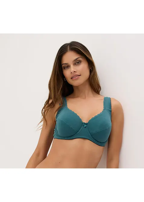 Reggiseno con ferretto e cotone biologico morbido (pacco da 3), bonprix