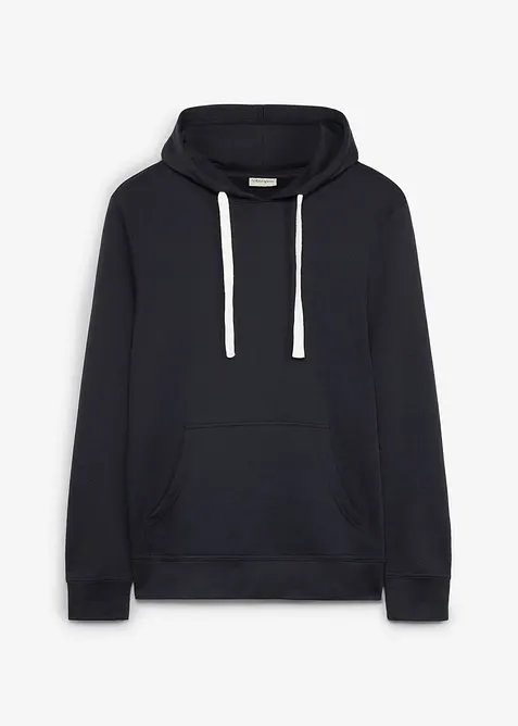 Felpa con cappuccio in puro cotone, bonprix