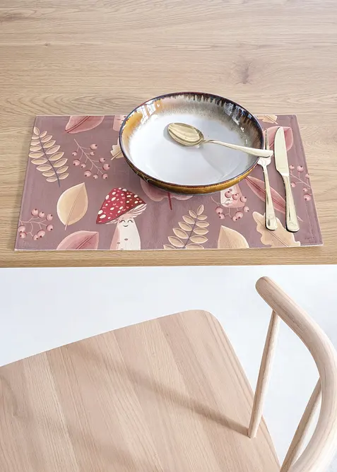 Tovagliette americane con motivo autunnale (pacco da 4), bonprix