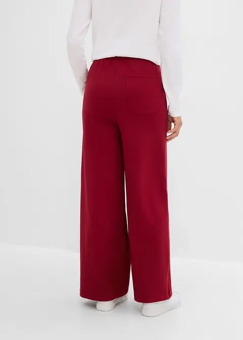 Pantaloni in felpa di misto cotone, bonprix