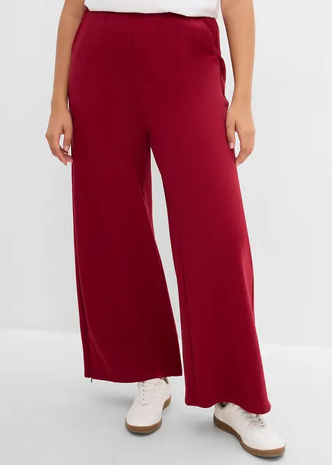 Pantaloni in felpa di misto cotone, bonprix