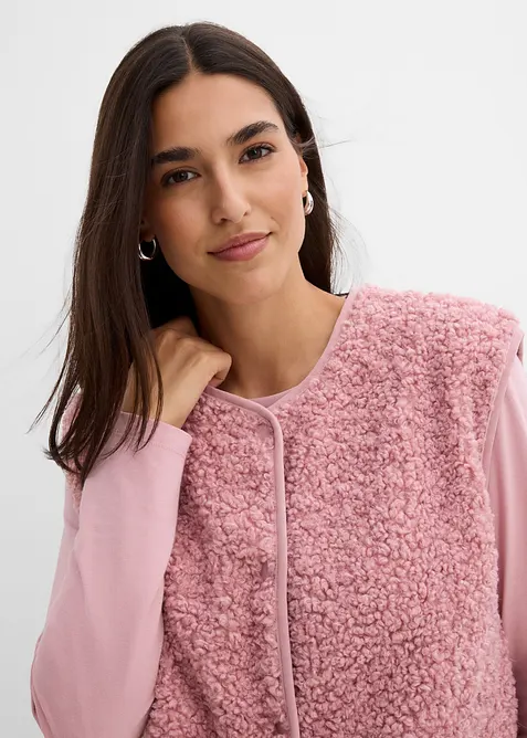 Gilet teddy, bonprix