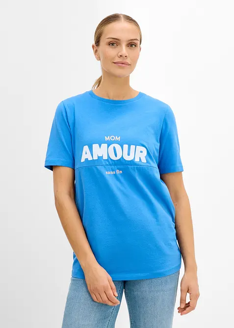 Maglia pr&eacute;maman / da allattamento 2 in 1 in cotone biologico, bonprix