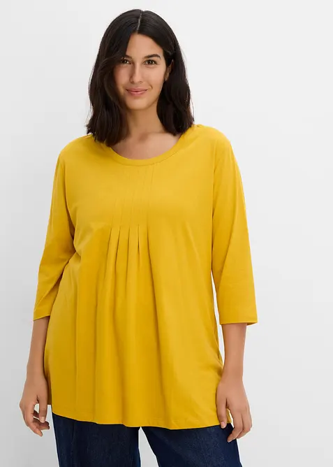 Maglia lunga in puro cotone, bonprix