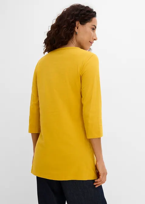 Maglia lunga in puro cotone, bonprix