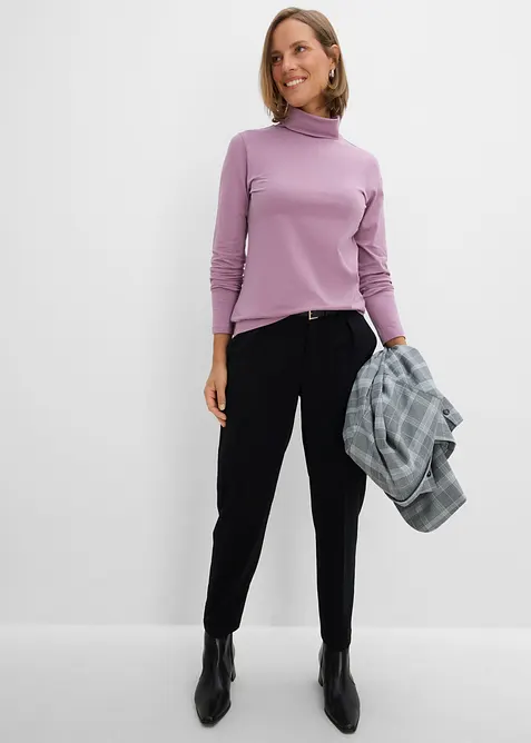 Maglia a maniche lunghe in misto cotone biologico, bonprix