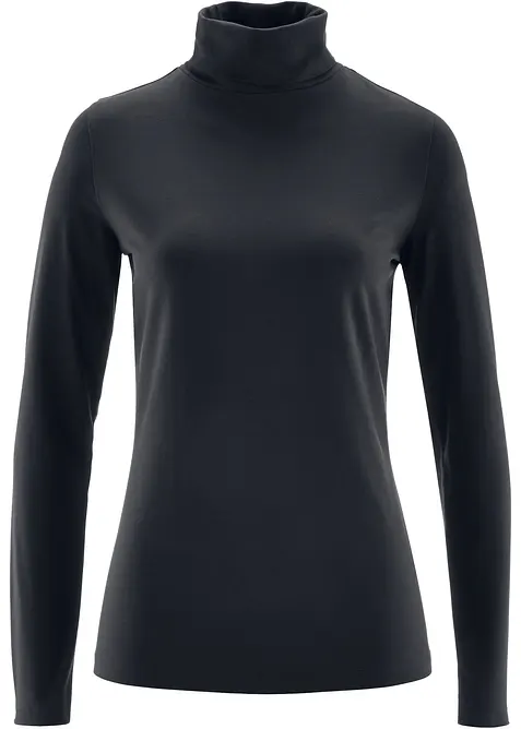 Maglia a maniche lunghe in misto cotone biologico, bonprix