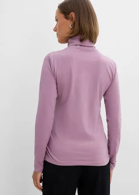 Maglia a maniche lunghe in misto cotone biologico, bonprix