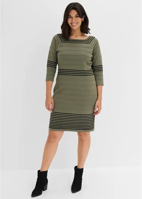 Abito in maglia di misto viscosa morbido, bonprix
