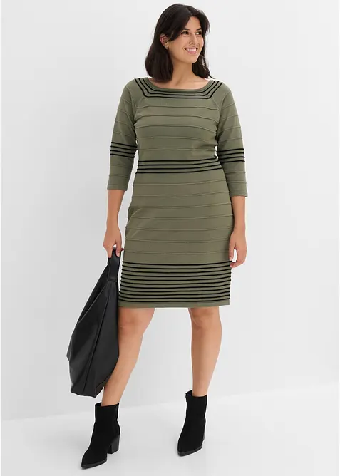 Abito in maglia di misto viscosa morbido, bonprix
