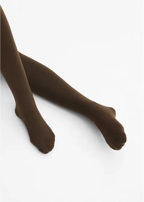 Collant termici con morbido pile, 140 den, bonprix