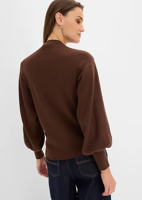 Maglione oversize in misto viscosa, bonprix
