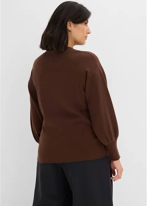 Maglione oversize in misto viscosa, bonprix