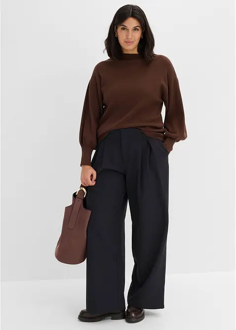 Maglione oversize in misto viscosa, bonprix