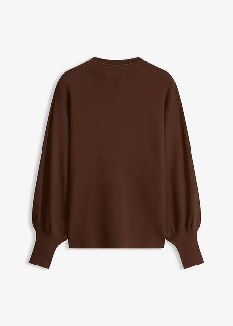 Maglione oversize in misto viscosa, bonprix