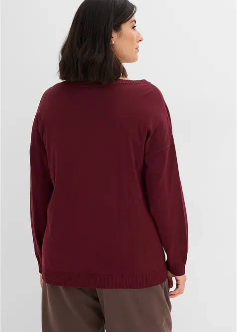 Maglione oversize in misto viscosa, bonprix